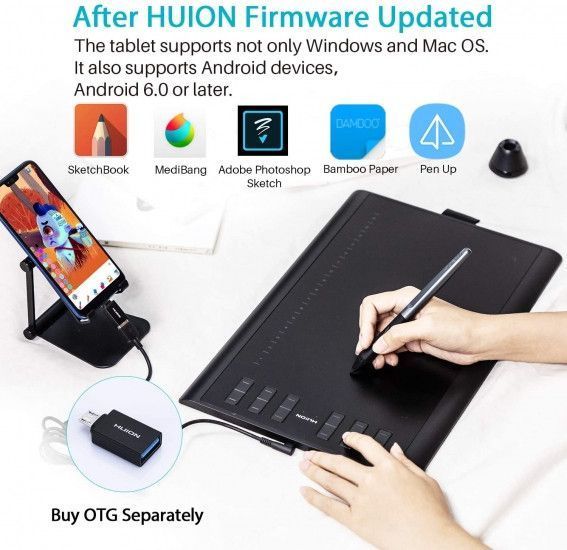 Графический планшет Huion H1060P RC_H1060P_HUION фото