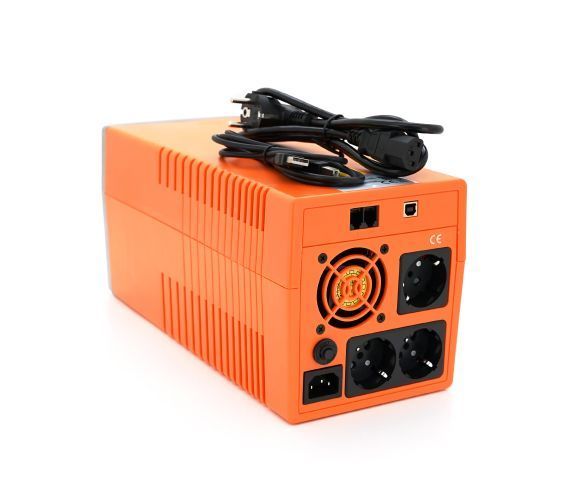 ДБЖ MAKELSAN Lion2200VA (1320W) Standby-L LCD 170-280VAC AVR 1st 3xSCHUKO socket 2x12V9Ah Plastic Case ( U_29054 фото
