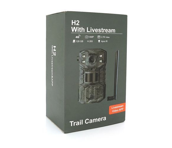 Фотопастка Voltronic WL-H2, 4G, якість зйомки 14Мп, 128 Гб вбудованої пам'яті U_32547 фото