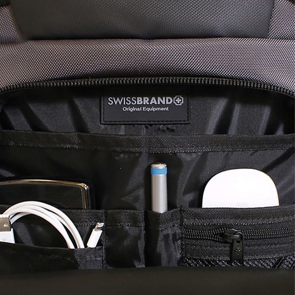 Сумка-рюкзак Swissbrand Houston 21 Grey (SWB_BL21HOU603U) DS_DAS301707 фото