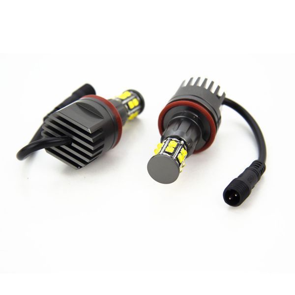 Заміна ламп LED (Marker) Galaxy BMW E92,E93,E70 H8 WHITE 2*120w Round KL_3893 фото
