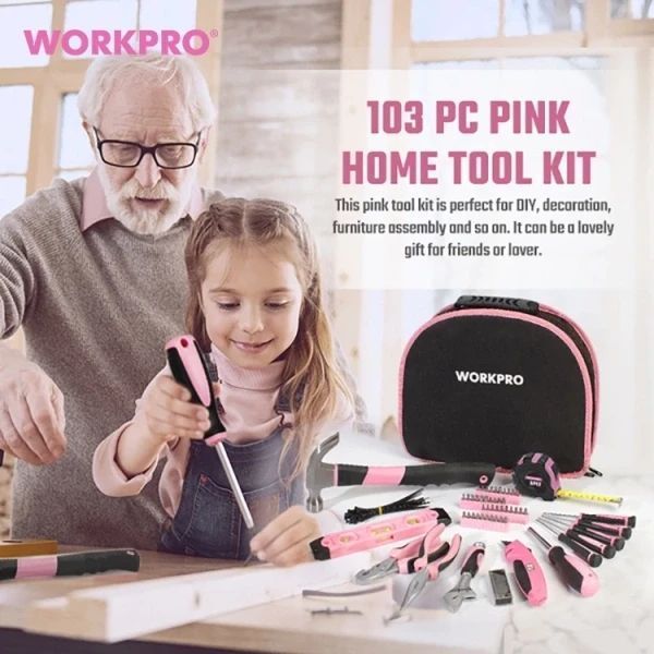 Набір інструментів універсальний жіночий WORKPRO (103 попер.) PRO WP206818 DC_408884 фото