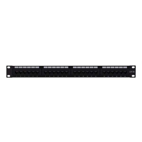 Патч-панель 2E САТ 5e, UTP, 19" 1U, 24 порта, собрана RC_2E-PPNL5E-UTP-24 фото