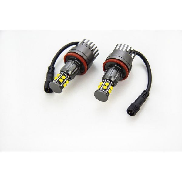 Заміна ламп LED (Marker) Galaxy BMW E92,E93,E70 H8 WHITE 2*120w Round KL_3893 фото