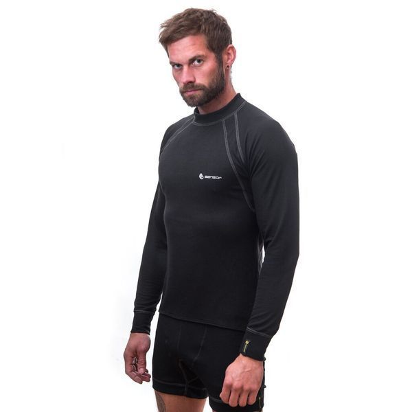 Термофутболка мужская Sensor Double Face LS black 24000003, SM11DF-black-XXXL TM_SM11DF-black-M фото