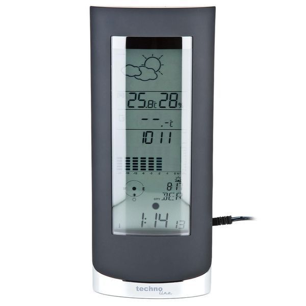 Метеостанція Technoline WS6501 Black Metall (WS6501) DS_DAS302364 фото