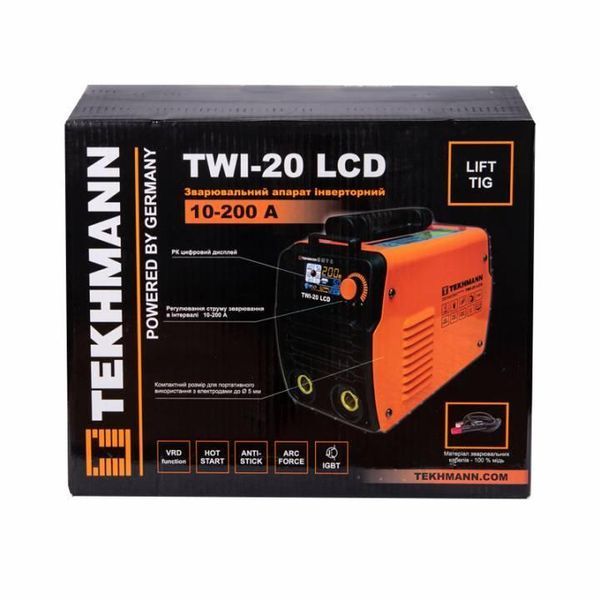 Зварювальний апарат інверторний TWI-20 LCD TG_850613 фото