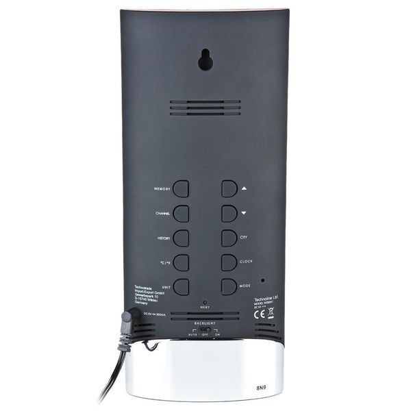 Метеостанція Technoline WS6501 Black Metall (WS6501) DS_DAS302364 фото