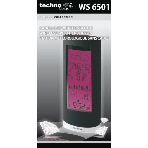 Метеостанція Technoline WS6501 Black Metall (WS6501) DS_DAS302364 фото