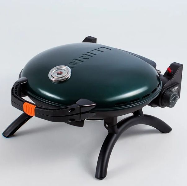 Портативний переносний газовий гриль O-GRILL 600T, зелений + шланг в подарунок! GR_009060 фото