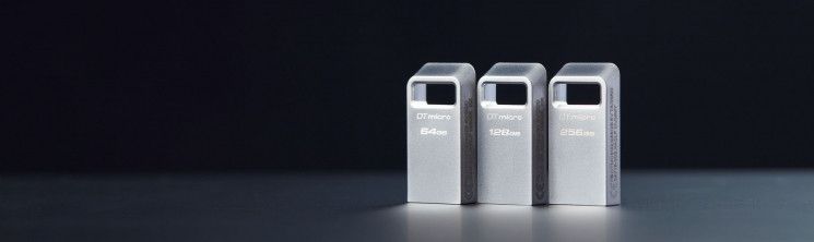 Накопичувач Kingston 128GB USB 3.2 Type-A Gen1 DT Micro R200MB/s Metal RC_DTMC3G2/128GB фото