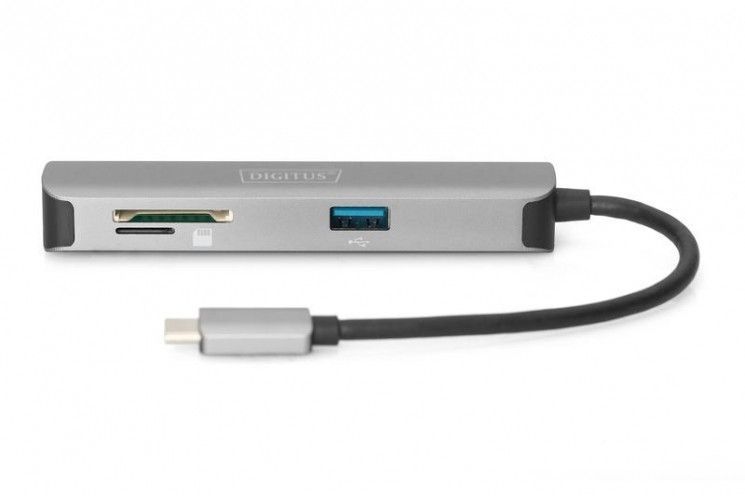 Док-станція DIGITUS Travel USB-C, 5 Port RC_DA-70891 фото