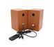 Колонки Kisonli X23BT, 2x5W, USB/AUX/BT, DC: 5V/1-2A, Wooden, Q15 U_31331 фото 3