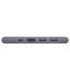 USB Hub Baseus Thunderbolt C Pro Seven-in-one Dual Type-C to USB3.0*2 + HDMI + RJ45 Ethernet + Type-C PD + microSD + SD card Cірий LP_16514 фото 4