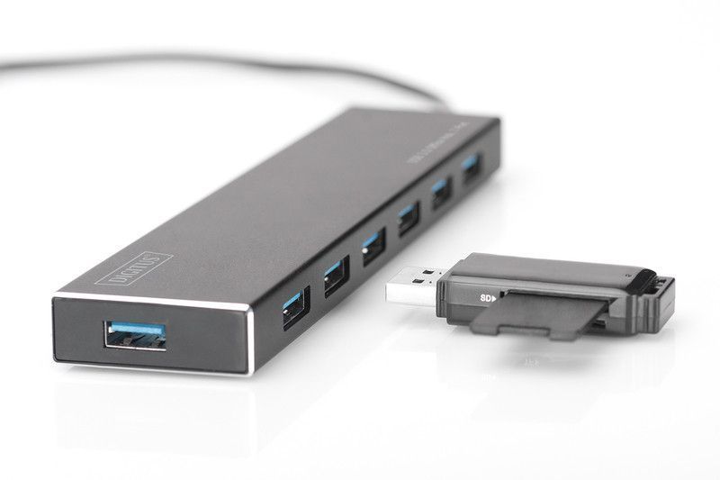 Хаб DIGITUS USB-A > 7хUSB-А, активний RC_DA-70241-1 фото