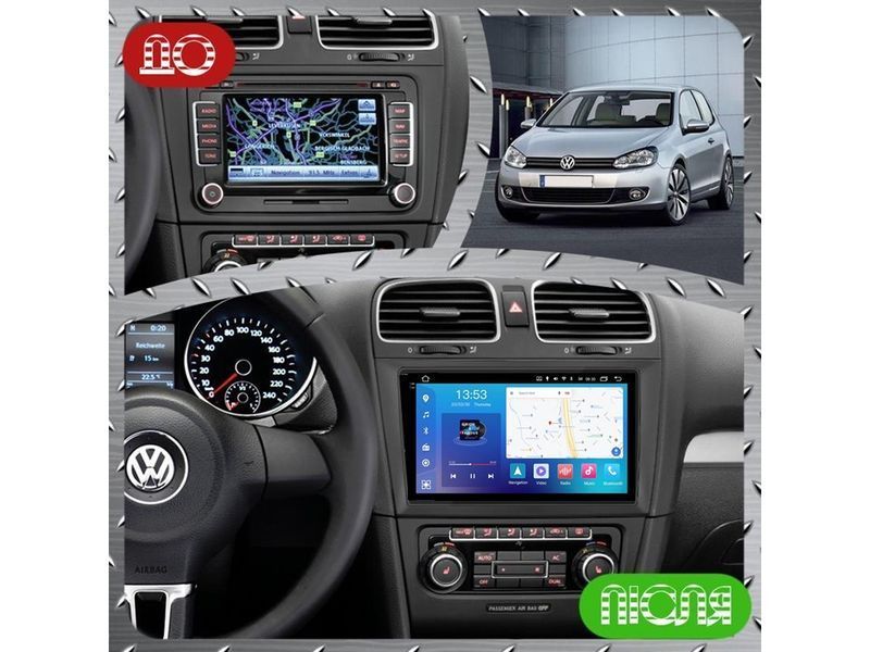Штатна автомагнітола FORS.auto FS 4 MAX для Volkswagen Golf 6 (4+32Gb, 9") 2008-2012 FA_FS-5390 фото