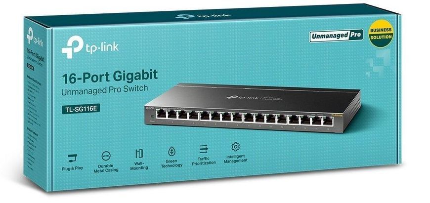 Коммутатор TP-LINK TL-SG116E 16xGE, WebSmart RC_TL-SG116E фото