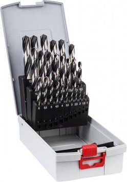 Набір свердел по металу Bosch HSS-PointTeQ, 25шт, 1-13мм, кейс RC_2.608.577.352 фото