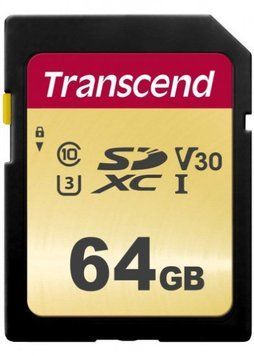 Карта памяти Transcend SDXC/SDHC 500S [TS64GSDC500S] RC_TS64GSDC500S фото