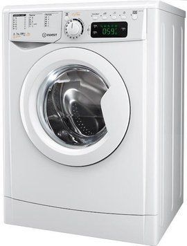 Стирально-сушильная машина Indesit фронтальная, 7(5)кг, 1200, A, 54см, дисплей, белый RC_EWDE71280WEU фото