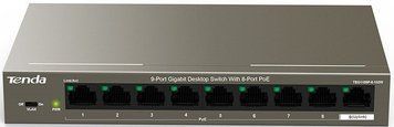 Комутатор TENDA TEG1109P-8-102W 8xGE PoE, 1xGE Uplink RC_TEG1109P-8-102W фото