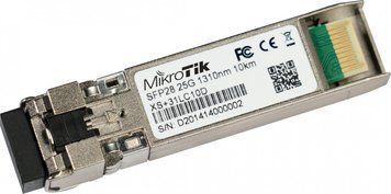Трансивер MikroTik XS+31LC10D SFP28, 1x25GBaseLR, SM, 10км, LC RC_XS+31LC10D фото