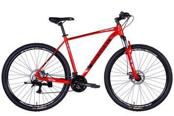 Велосипед AL 29" Discovery BASTION DD CS рама-21" красно-черный 2025 VT_OPS-DIS-29-205 фото