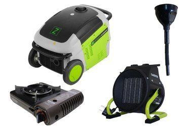 Инверторный генератор Zipper ZI-STE3000IV + газовая плитка Orcamp CK-505 + электрический обогреватель Gardyer KM_KZI-STE3000IV фото