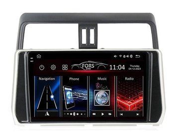 Штатная автомагнитола FORS.auto FS 2 PRO для Toyota Prado (2+32Gb, 10") 2017-2020 FA_FS-2015 фото