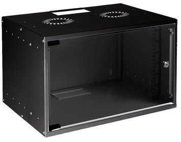 Шафа MIRSAN 19" 7U, SOHO, 535x300 мм, максимально 30 кг, чорна RC_MR.SOH07U30DE.01 фото