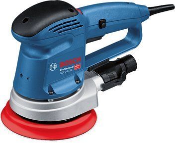 Шлифмашина эксцентриковая Bosch GEX 34-151, 340Вт, 150мм, 12000об/мин, 2.4кг RC_0.601.372.800 фото