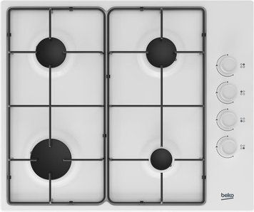 Варочная поверхность Beko газовая, 60см, белый RC_HIGG64123SW фото