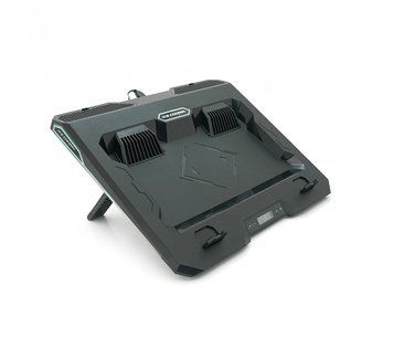Подставка под ноутбук IceCoorel A3, 10-15.6", 2*60mm 2800&plusmn;10% RPM 2xUSB2.0 + LCD, 400x350x45mm U_35675 фото