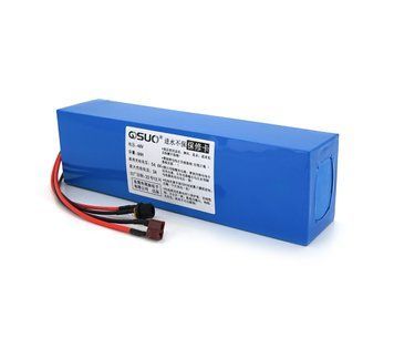 Акумуляторна батарея літієва QiSuo 48V 8A з елементами Li-ion 18650, DC: 5.5x2.1мама + роз'єм T-2HQмама U_29625 фото