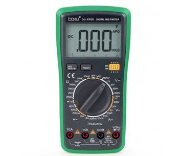 Мультиметр BAKKU BA-890D Вимірювання: V, A, R, C (200*130*56) 0.52 кг (180*90*45) U_12835 фото
