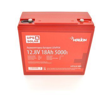 Литий-железо-фосфатный аккумулятор Merlion LiFePO4 12.8V 18Ah (4S3P/BMS-20A) (181x77x168) 5000 циклов U_14086 фото
