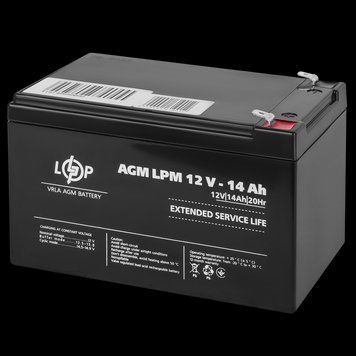 Акумулятор AGM LPM 12V - 14 Ah LP_4161 фото