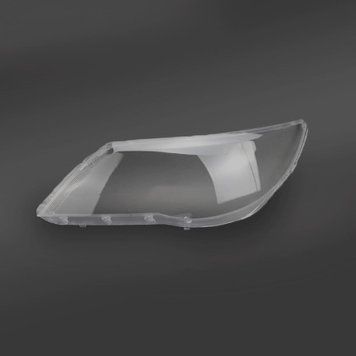 Пластиковое стекло фары Volkswagen Tiguan (5N) 2007-2011 левое (водительское) KL_3574 фото