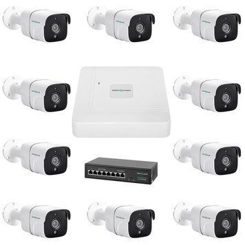 Комплект відеоспостереження на 9 камер GV-IP-K-W78/09 5MP LP_23195 фото