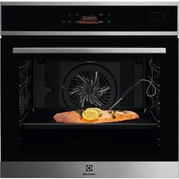 Electrolux Духова шафа електрична, 70л, А++, пар, дисплей, конвекція, ф-ція пароварки, телескопічні RC_EOB8S39WX фото