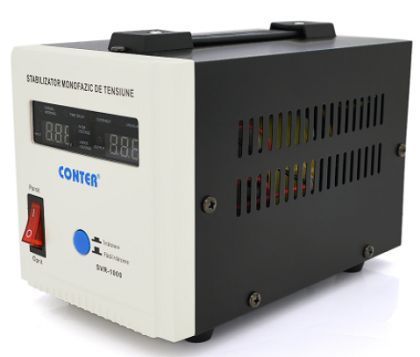 Стабілізатор напруги релейний Conter SVR-1000VA/750W однофазний напольного монтажу LED дисплей DC150-270V U_28940 фото