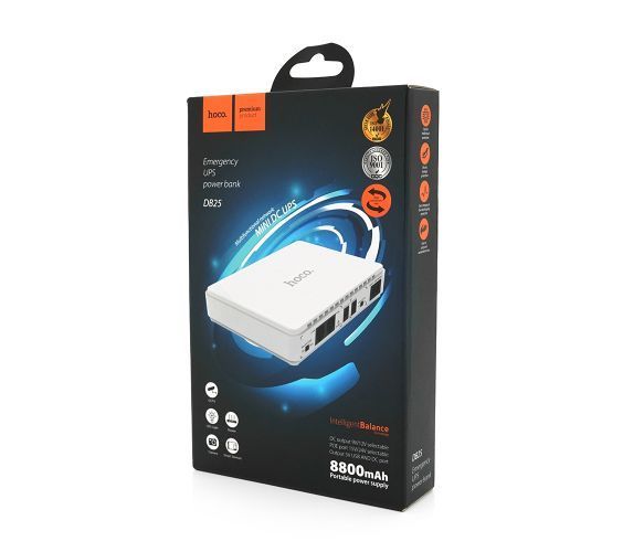 ДБЖ для маршрутизаторів HOCO DB25, 8800 mAh DC 5V/9V/12V U_32739 фото