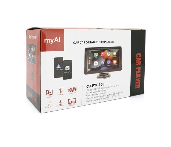 Автомобильный ЖК-монитор 7" + Carplay CJ-PTC207 U_35206 фото