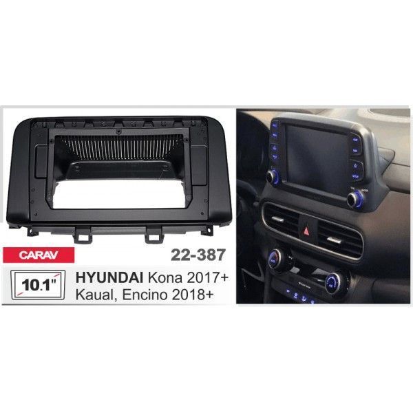 Перехідна рамка Hyundai Kona Carav 22-387 AV_22-387 фото