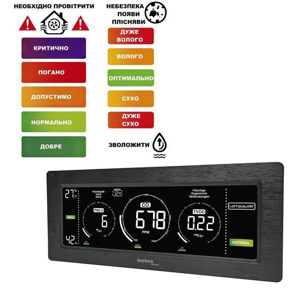 Метеостанція Technoline WL1035 Black (WL1035) DS_DAS302447 фото