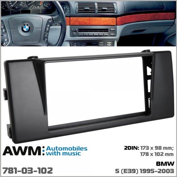 Перехідна рамка AWM 781-03-102 для BMW 5 Series (E39) 1995-2003 AV_781-03-102 фото