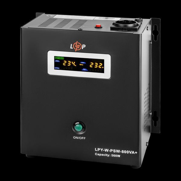 ДБЖ з правильною синусоїдою 12V LPY-W-PSW-800VA+(560Вт)5A/15A LP_4143 фото