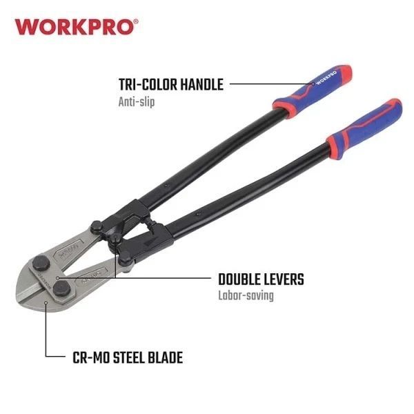 Болторез WORKPRO 600 мм CR-MO PRO WP216005 DC_408783 фото