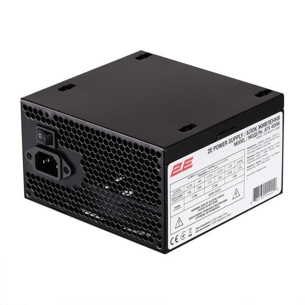 Корпус 2E Credo V200B-400 с БП 2E ATX400, 2xUSB3.0, 1x80мм, VGA 250мм, mATX, черный RC_2E-V200B-400 фото