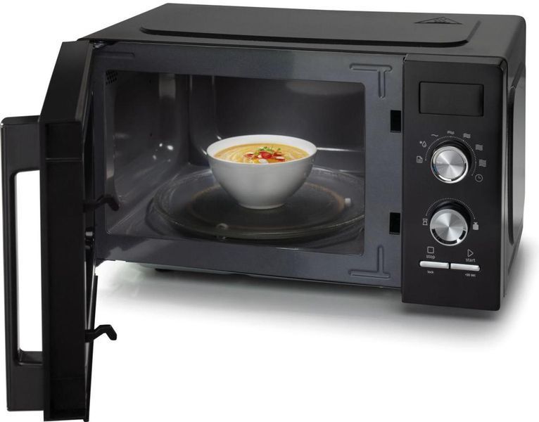 Gorenje Мікрохвильова піч, 20л, хутро. кер., 800Вт, дисплей, чорний RC_MO20A3BH фото